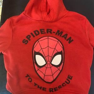 Boys spiderman hoodie size 2T